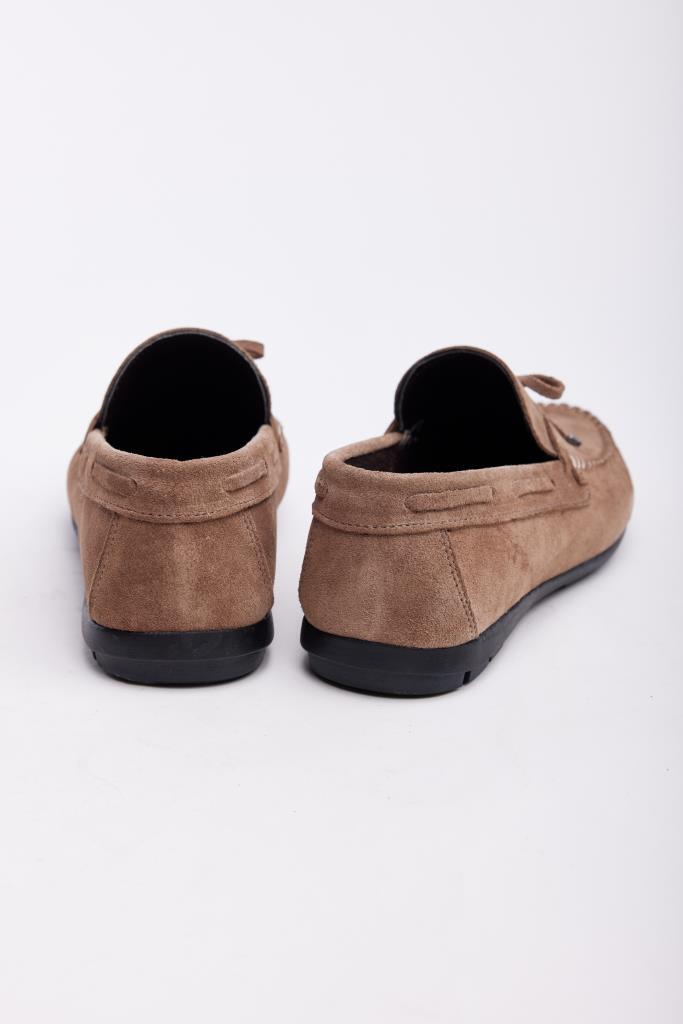 Hakiki Deri Erkek Püsküllü Loafer Ayakkabı