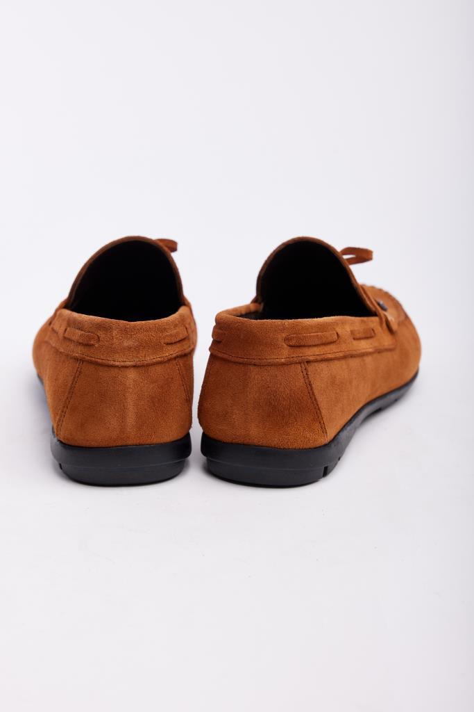 Hakiki Deri Erkek Püsküllü Loafer Ayakkabı