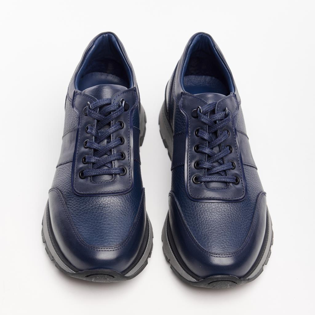 Bağcıklı Hakiki Deri Erkek Sneaker