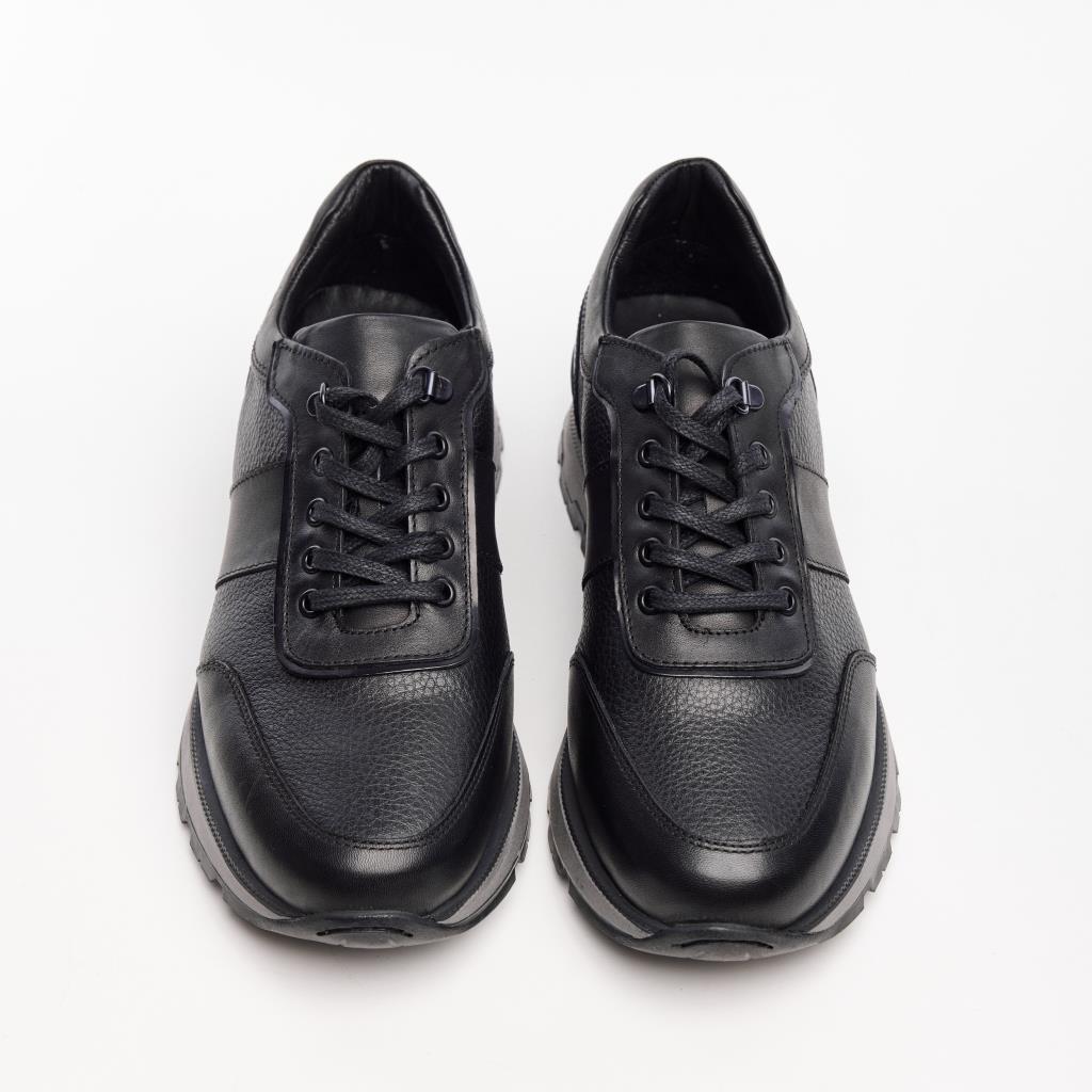 Bağcıklı Hakiki Deri Erkek Sneaker