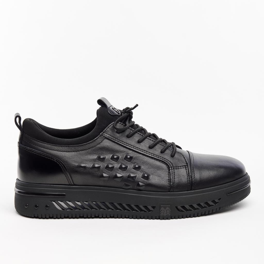 Yüksek Taban Hakiki Deri Erkek Sneaker