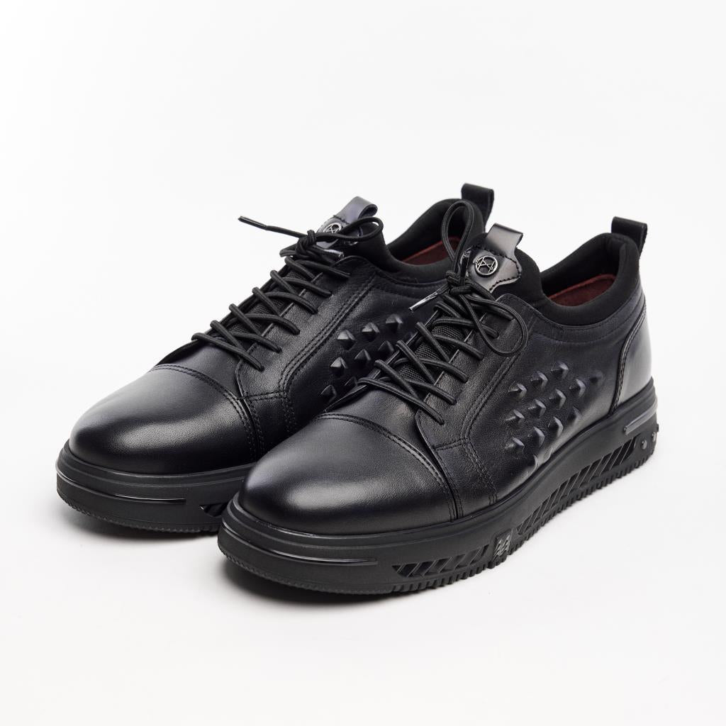 Yüksek Taban Hakiki Deri Erkek Sneaker