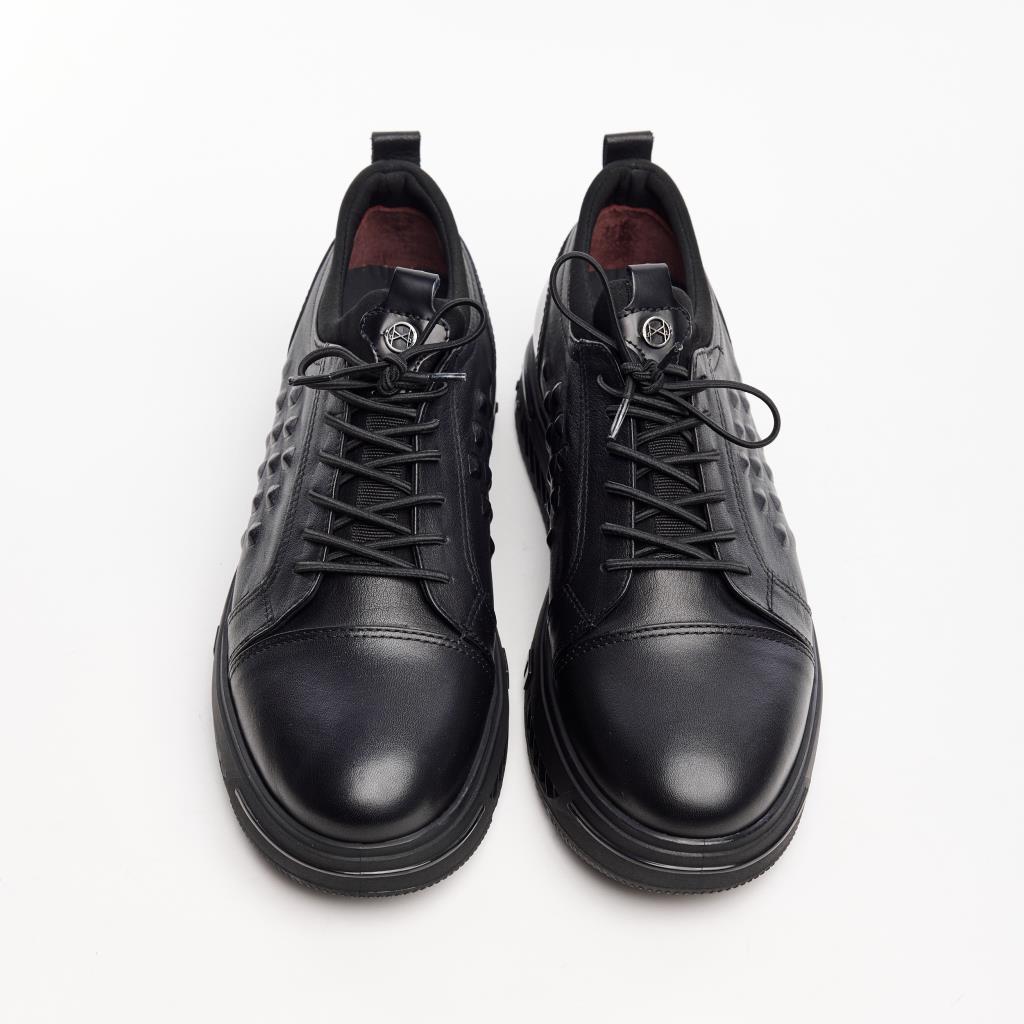 Yüksek Taban Hakiki Deri Erkek Sneaker