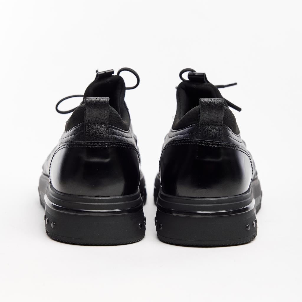 Yüksek Taban Hakiki Deri Erkek Sneaker