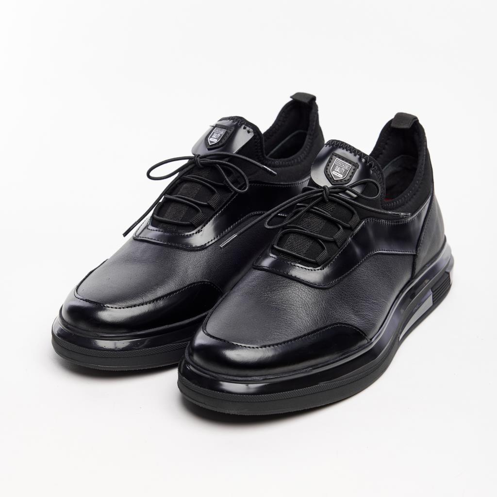 Hakiki Deri Bağcıklı Erkek Sneaker