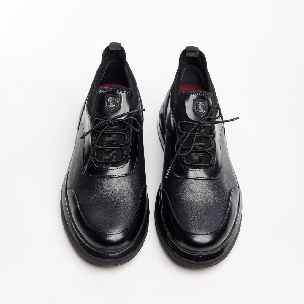 Hakiki Deri Bağcıklı Erkek Sneaker