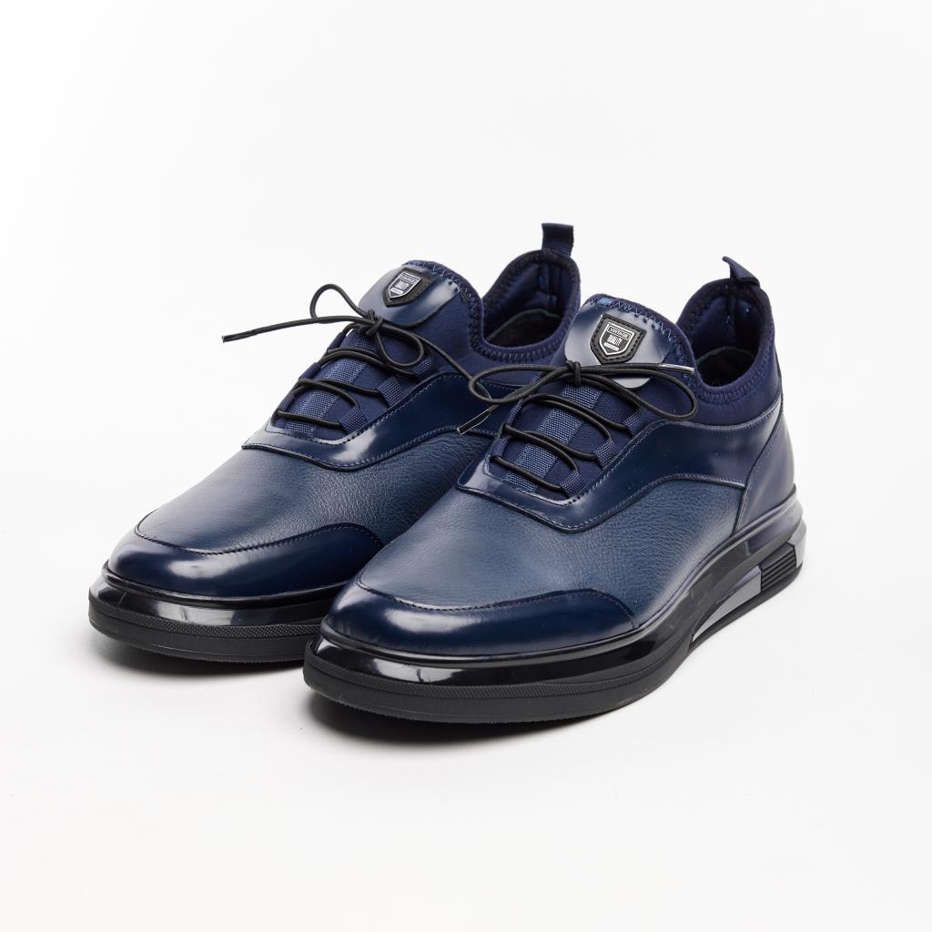 Hakiki Deri Bağcıklı Erkek Sneaker