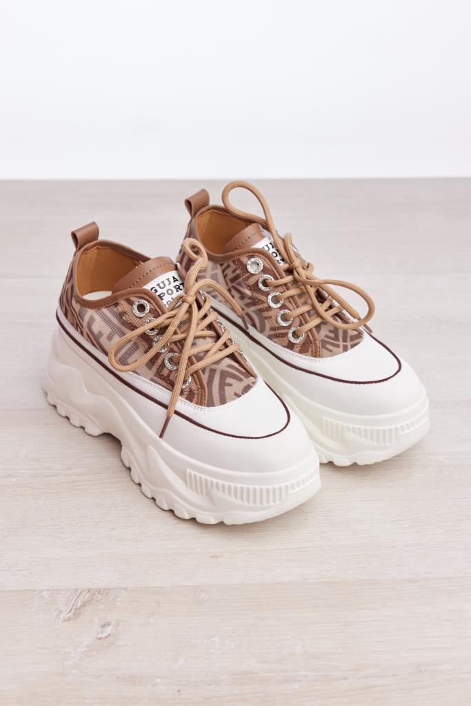 Bağcıklı Yüksek Taban Kadın Sneaker