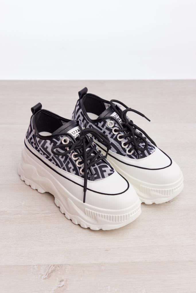 Bağcıklı Yüksek Taban Kadın Sneaker