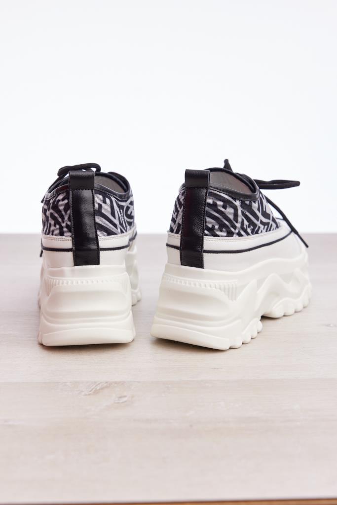 Bağcıklı Yüksek Taban Kadın Sneaker