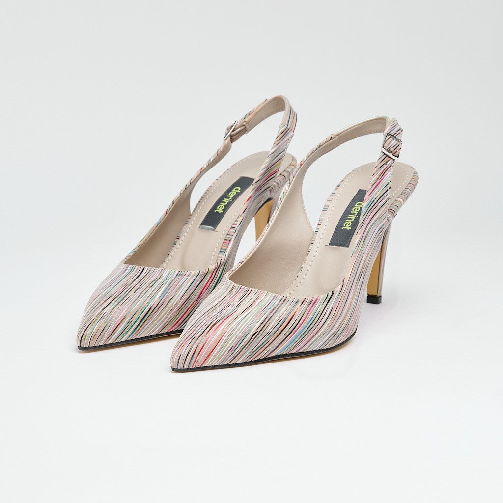 Arkası Açık Topuklu Kadın Stiletto