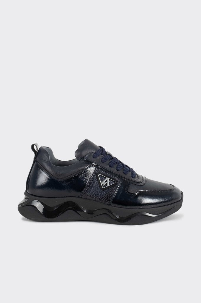 Bağcıklı Hakiki Deri Erkek Sneaker