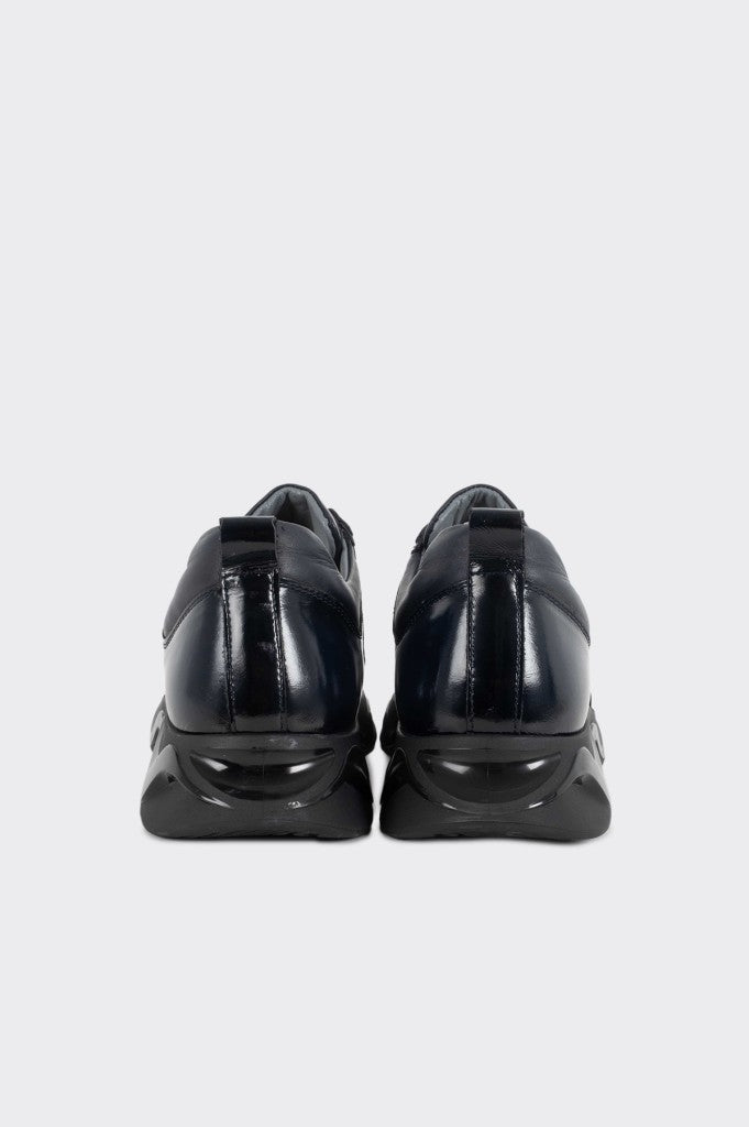 Bağcıklı Hakiki Deri Erkek Sneaker