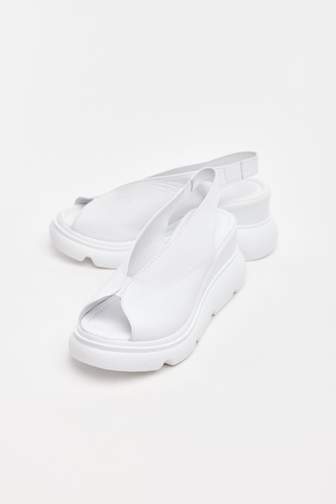 Genuine Leather Elastic Women's Sandals