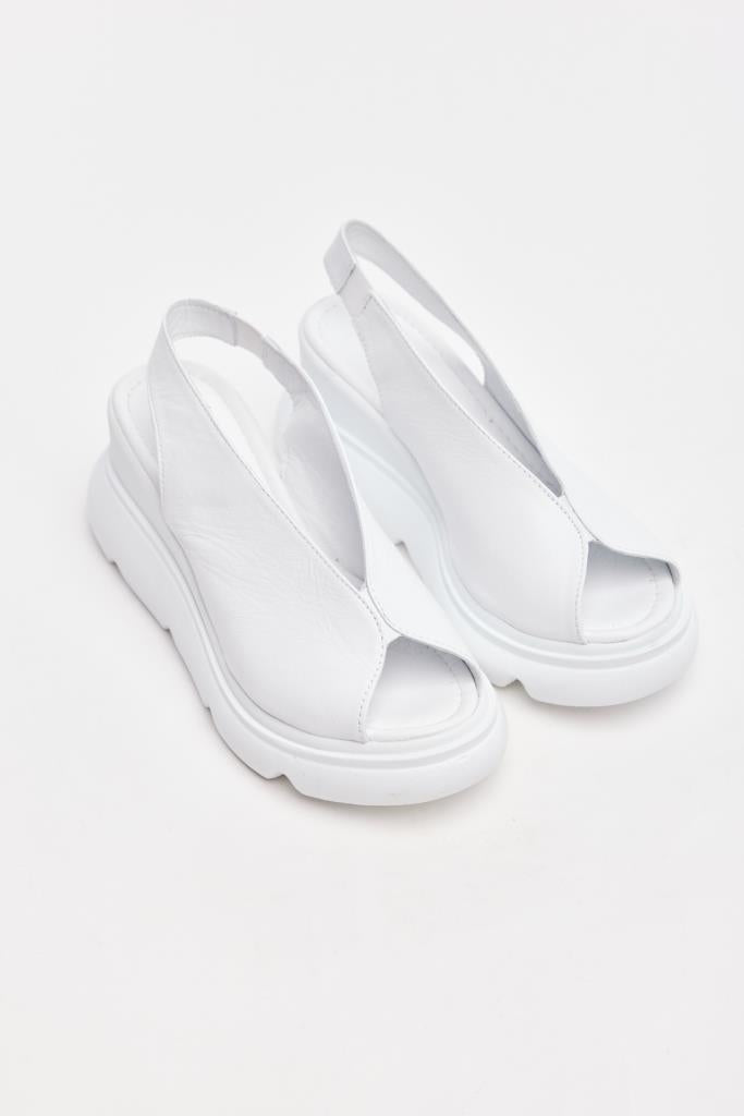 Genuine Leather Elastic Women's Sandals