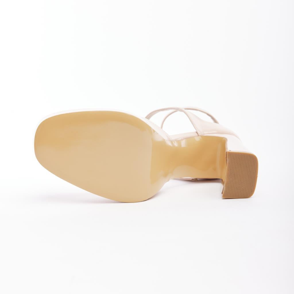 Women's Evening Shoes with Double Ankle Straps
