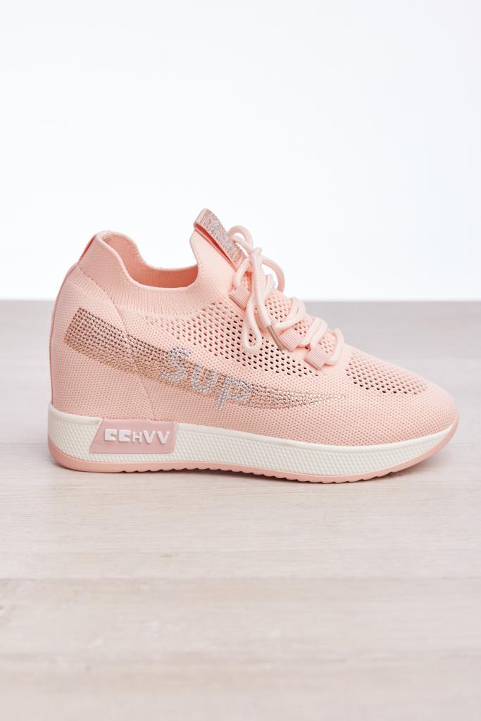 Bağcık Aksesuarlı Gizli Topuk Kadın Sneaker