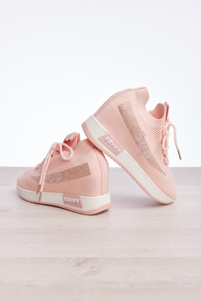 Bağcık Aksesuarlı Gizli Topuk Kadın Sneaker