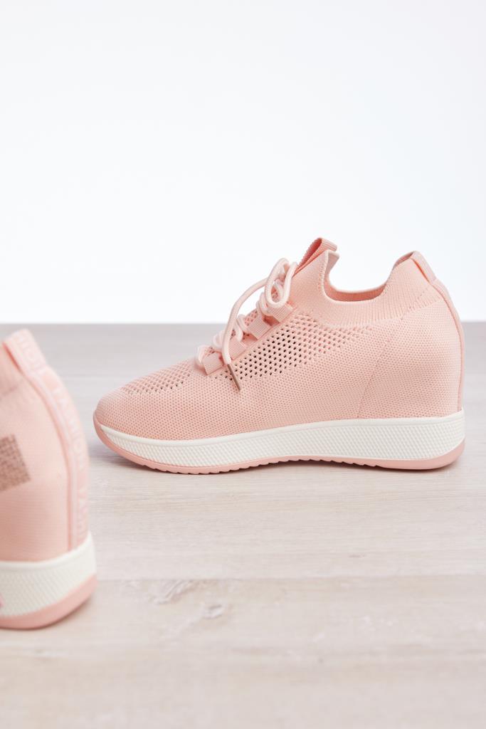 Bağcık Aksesuarlı Gizli Topuk Kadın Sneaker