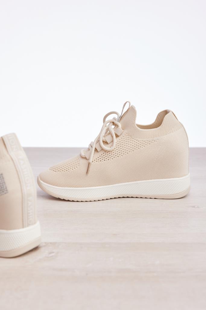 Bağcık Aksesuarlı Gizli Topuk Kadın Sneaker