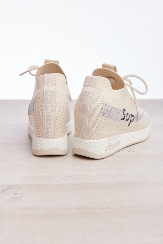 Bağcık Aksesuarlı Gizli Topuk Kadın Sneaker