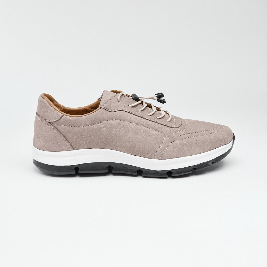 Bağcıklı Hakiki Deri Erkek Sneaker