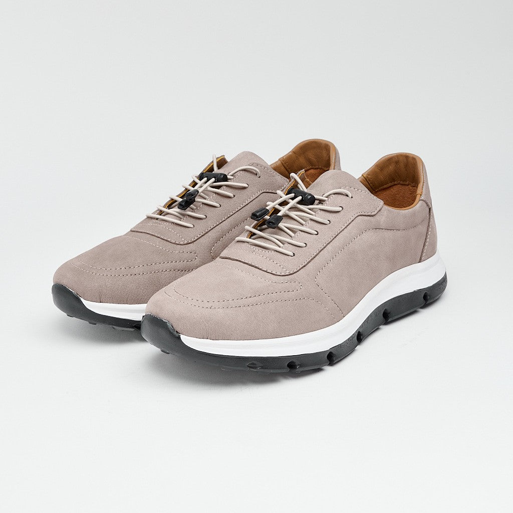 Bağcıklı Hakiki Deri Erkek Sneaker