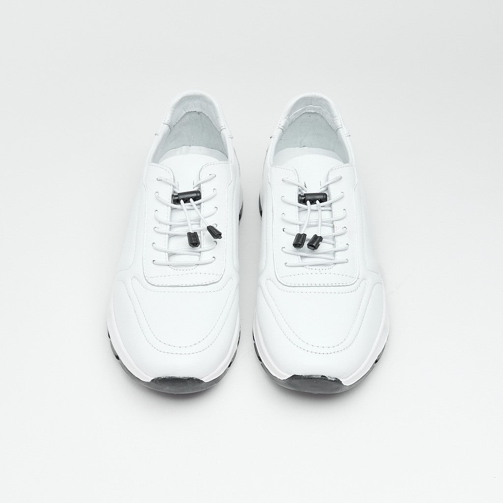 Bağcıklı Hakiki Deri Erkek Sneaker