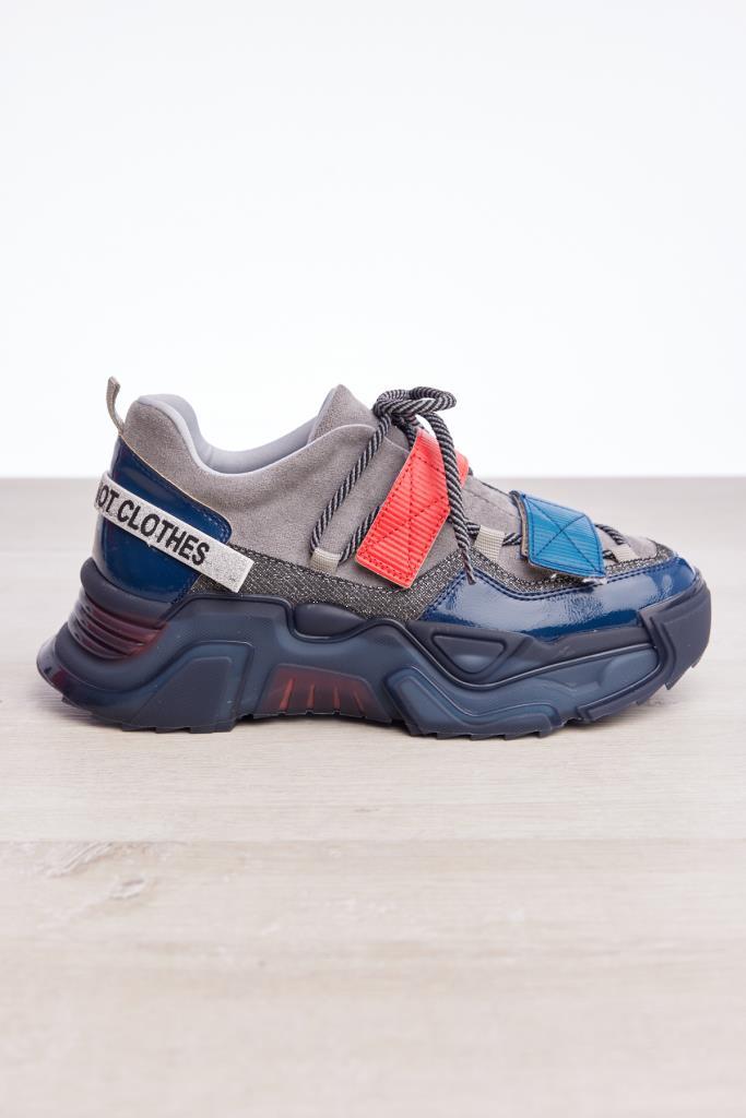 Cırtlı Simli Comfort Kadın Sneaker