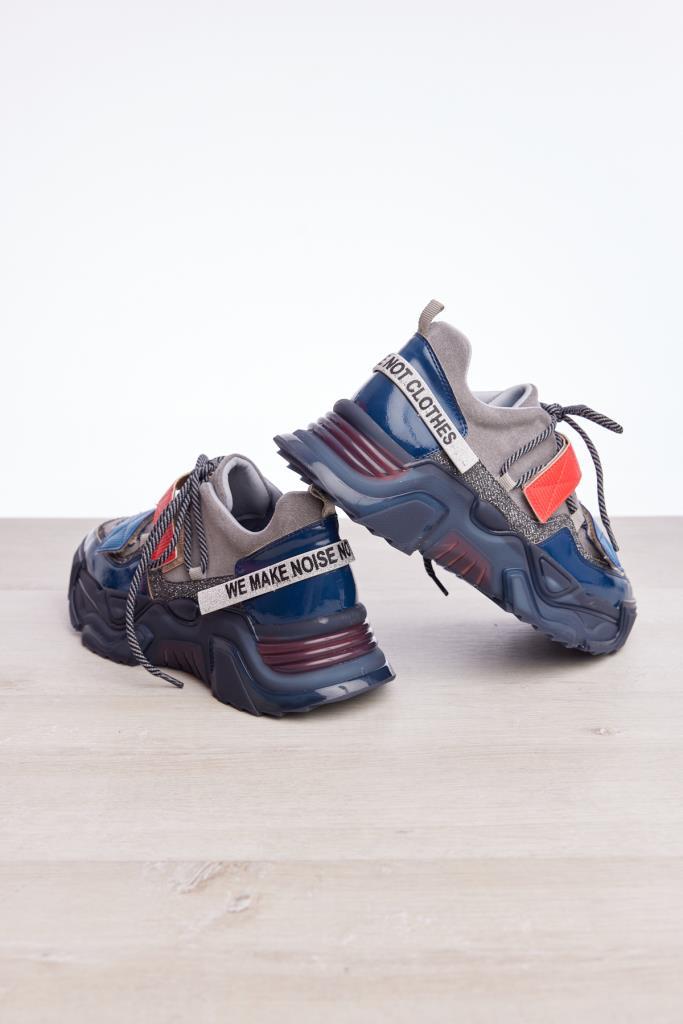 Cırtlı Simli Comfort Kadın Sneaker