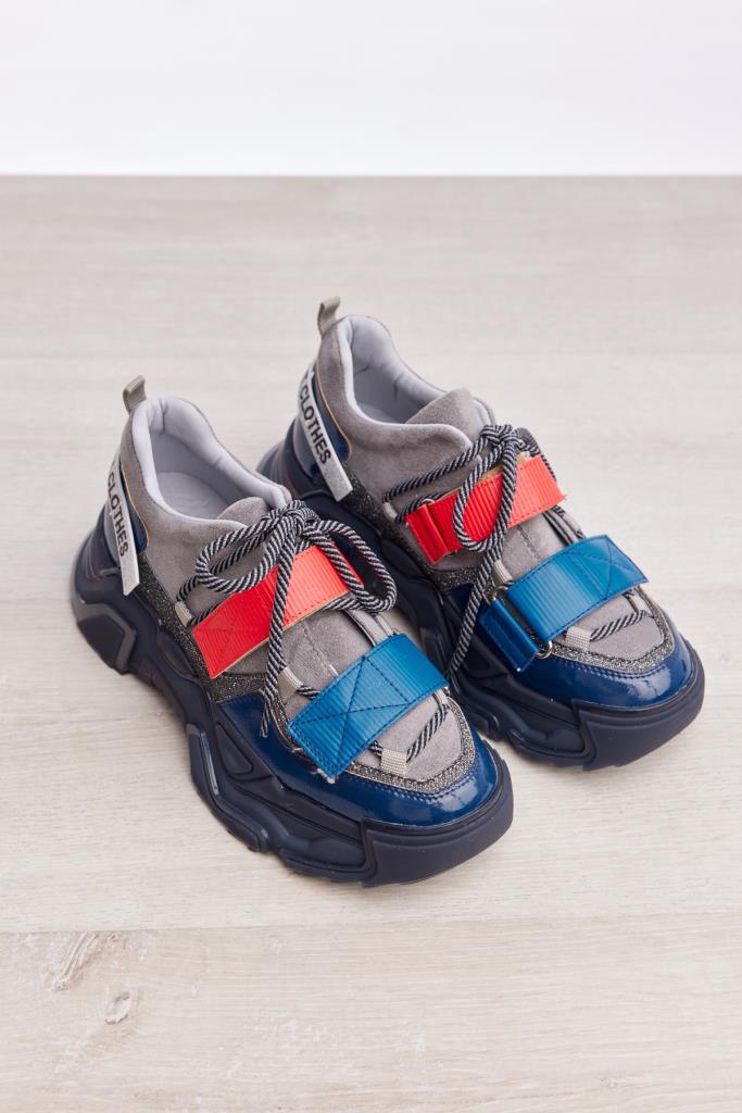 Cırtlı Simli Comfort Kadın Sneaker