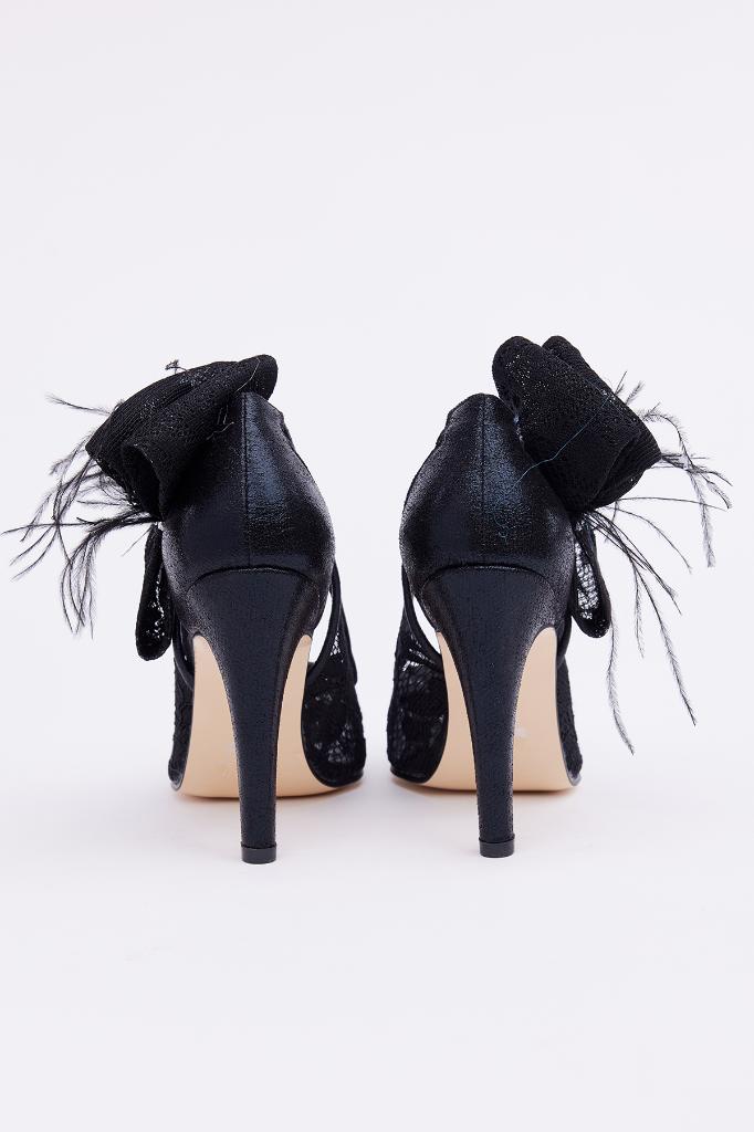 Dantel Fiyonklu Kadın Stiletto