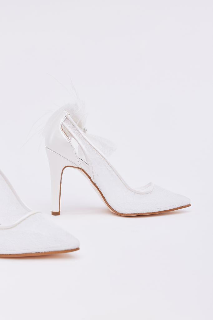 Dantel Fiyonklu Kadın Stiletto