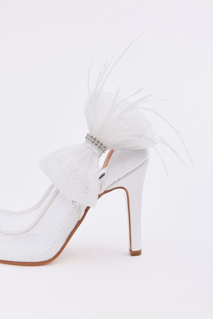 Dantel Fiyonklu Kadın Stiletto