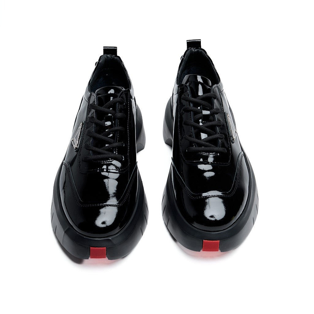 Yüksek Taban Hakiki Deri Erkek Sneaker
