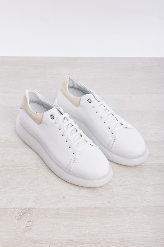 Comfort Hakiki Deri Bağcıklı Erkek Sneaker