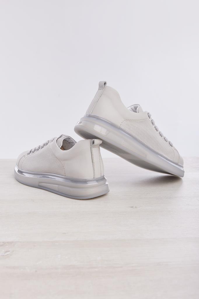 Hakiki Deri Bağcıklı Erkek Sneaker