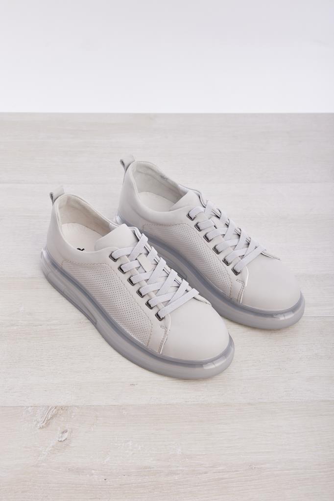 Hakiki Deri Bağcıklı Erkek Sneaker