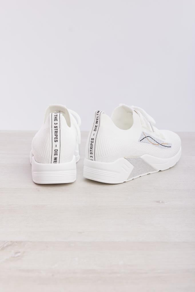 Bağcık Aksesuarlı Taşlı Kadın Sneaker