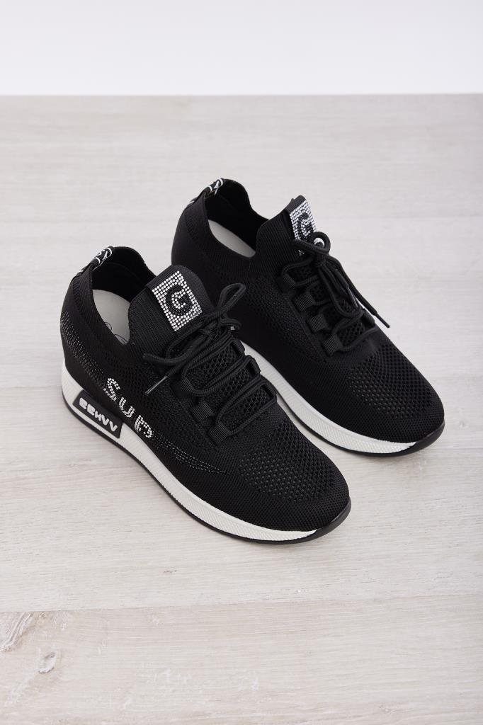 Bağcık Aksesuarlı Gizli Topuk Kadın Sneaker