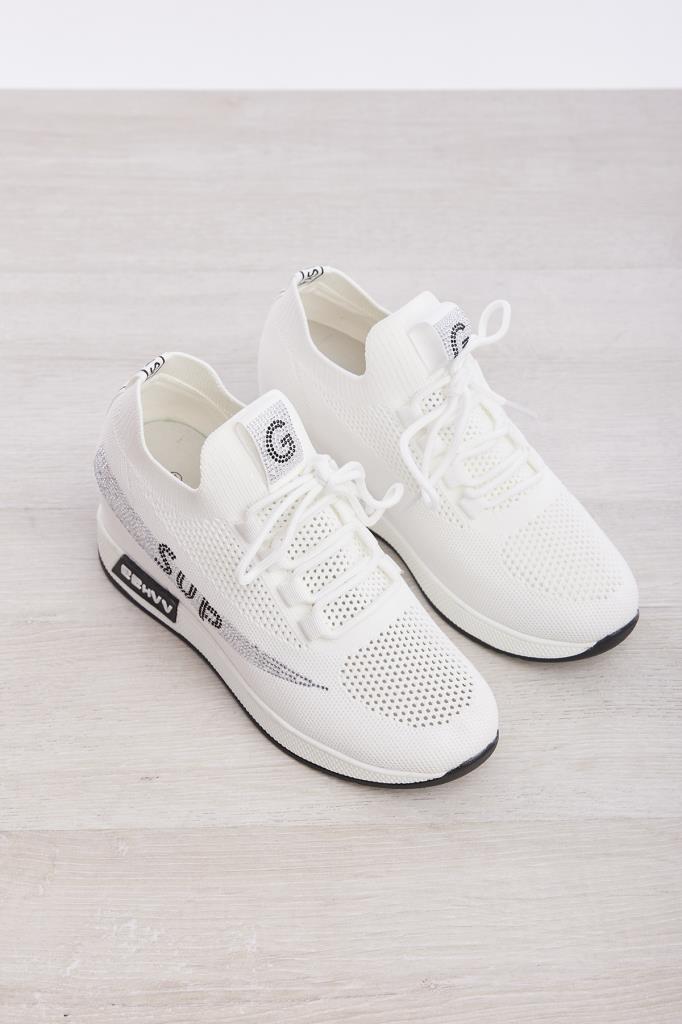 Bağcık Aksesuarlı Gizli Topuk Kadın Sneaker