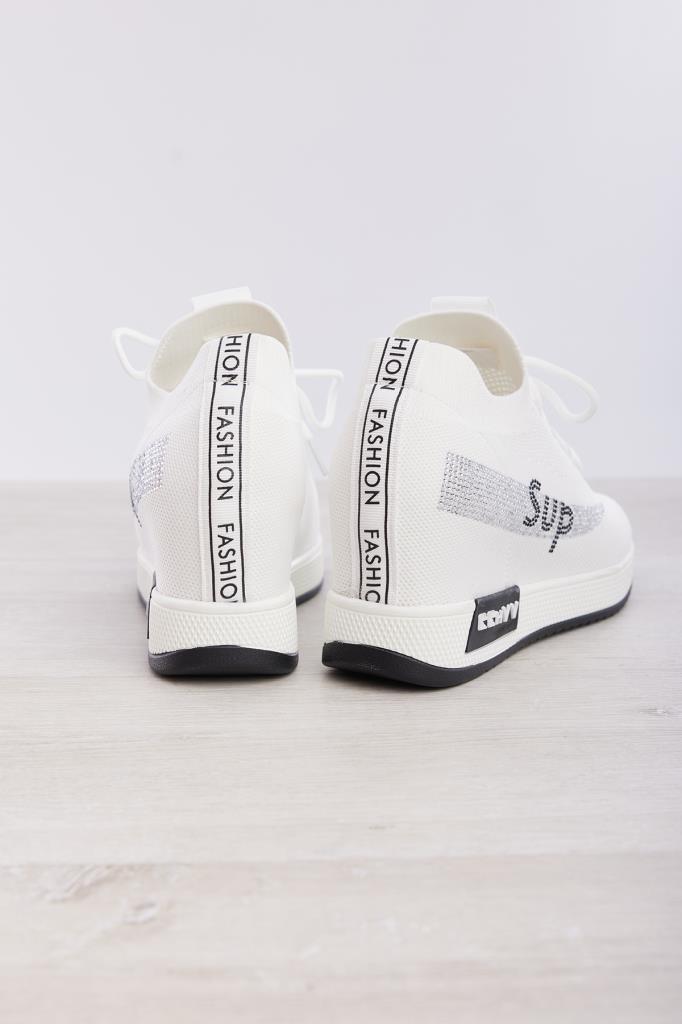 Bağcık Aksesuarlı Gizli Topuk Kadın Sneaker