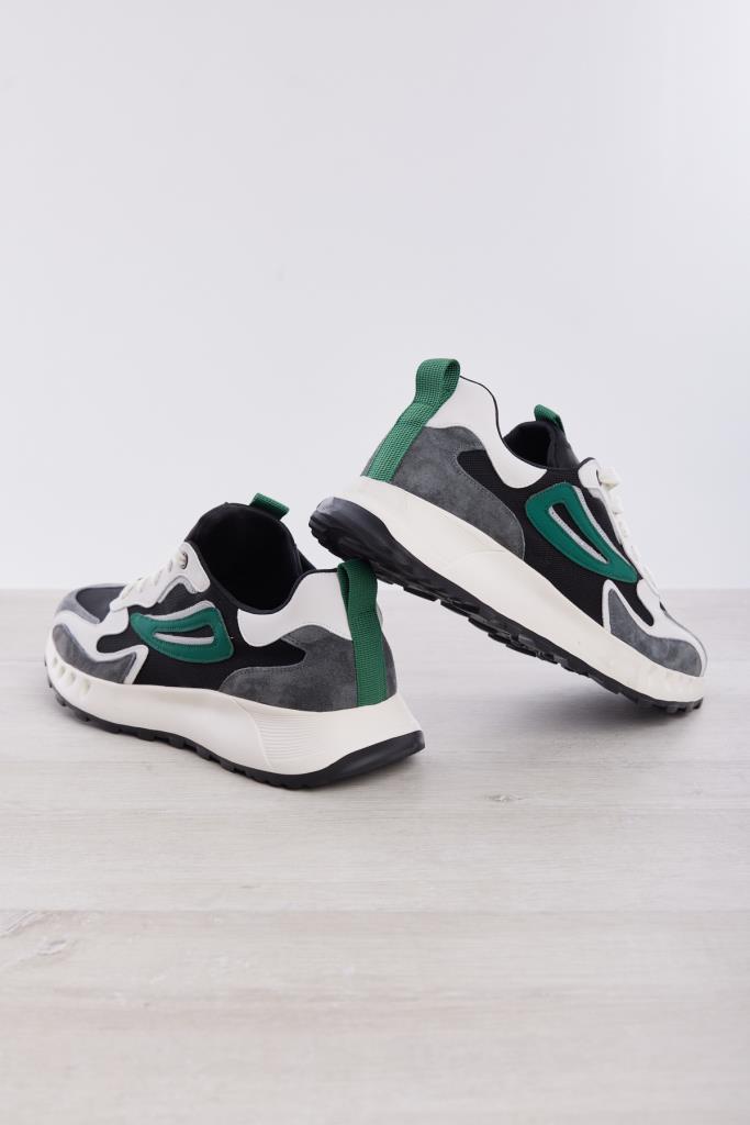 Bağcıklı Süet Erkek Sneaker