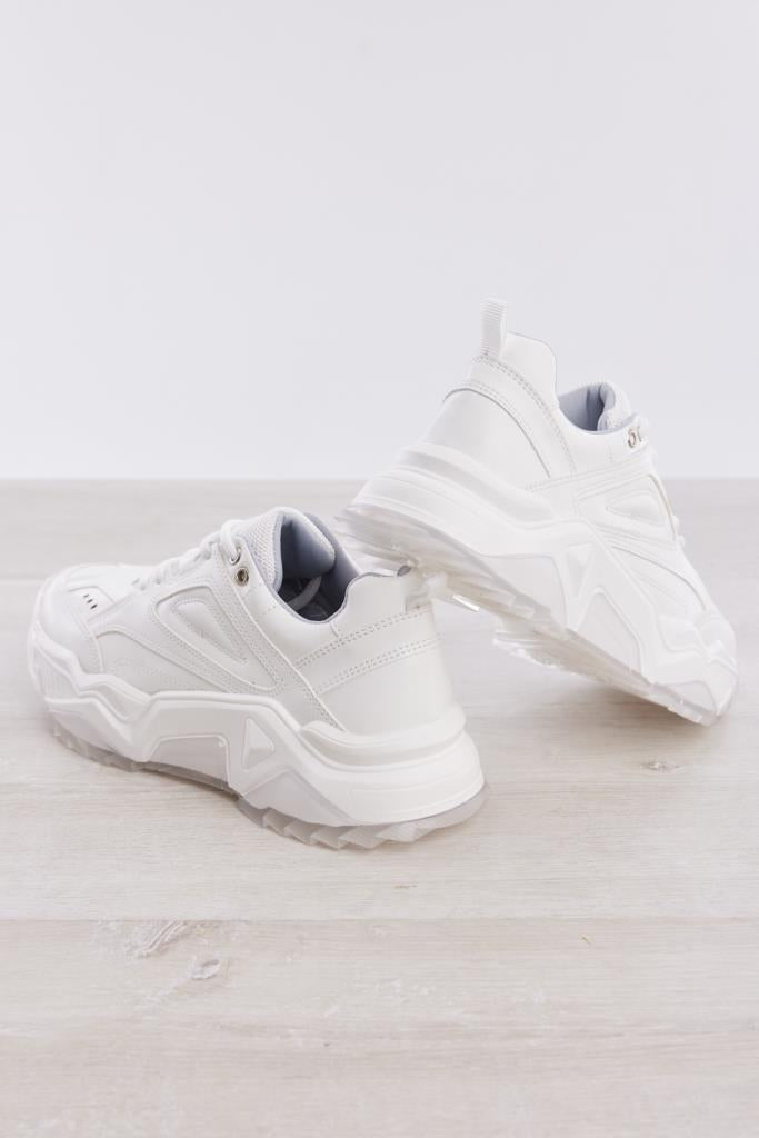 Bağcıklı Yüksek Taban Kadın Sneaker