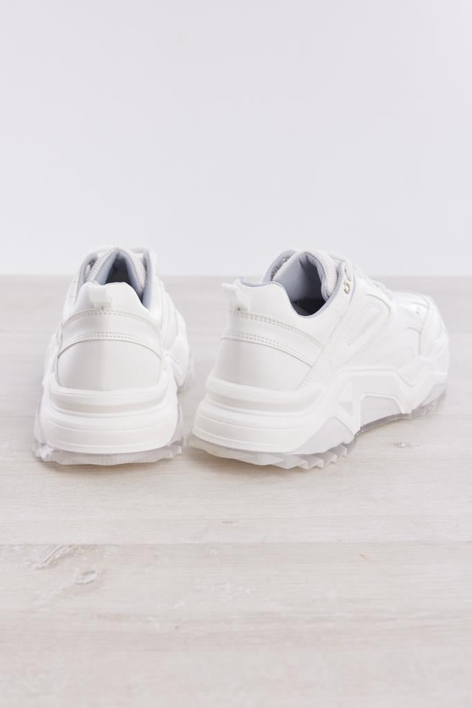 Bağcıklı Yüksek Taban Kadın Sneaker