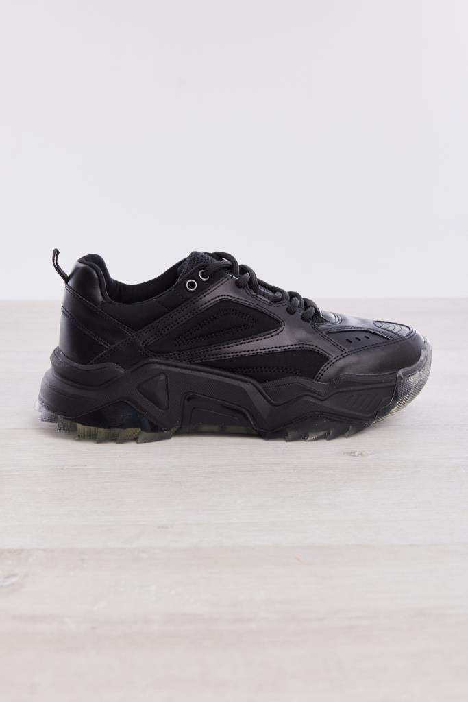 Bağcıklı Yüksek Taban Kadın Sneaker