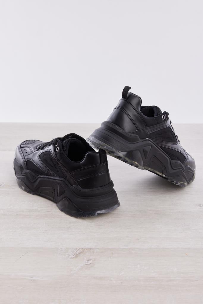 Bağcıklı Yüksek Taban Kadın Sneaker