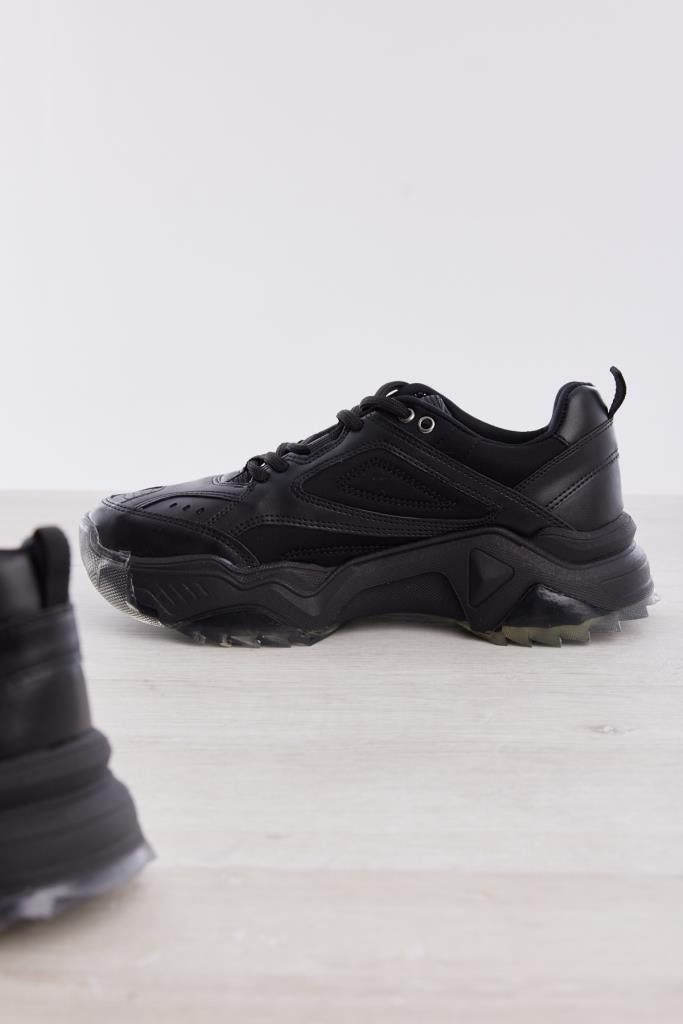 Bağcıklı Yüksek Taban Kadın Sneaker