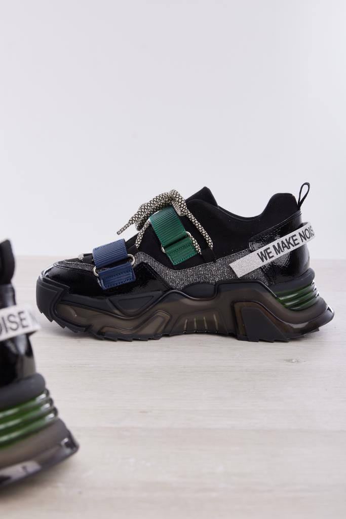 Cırtlı Simli Comfort Kadın Sneaker