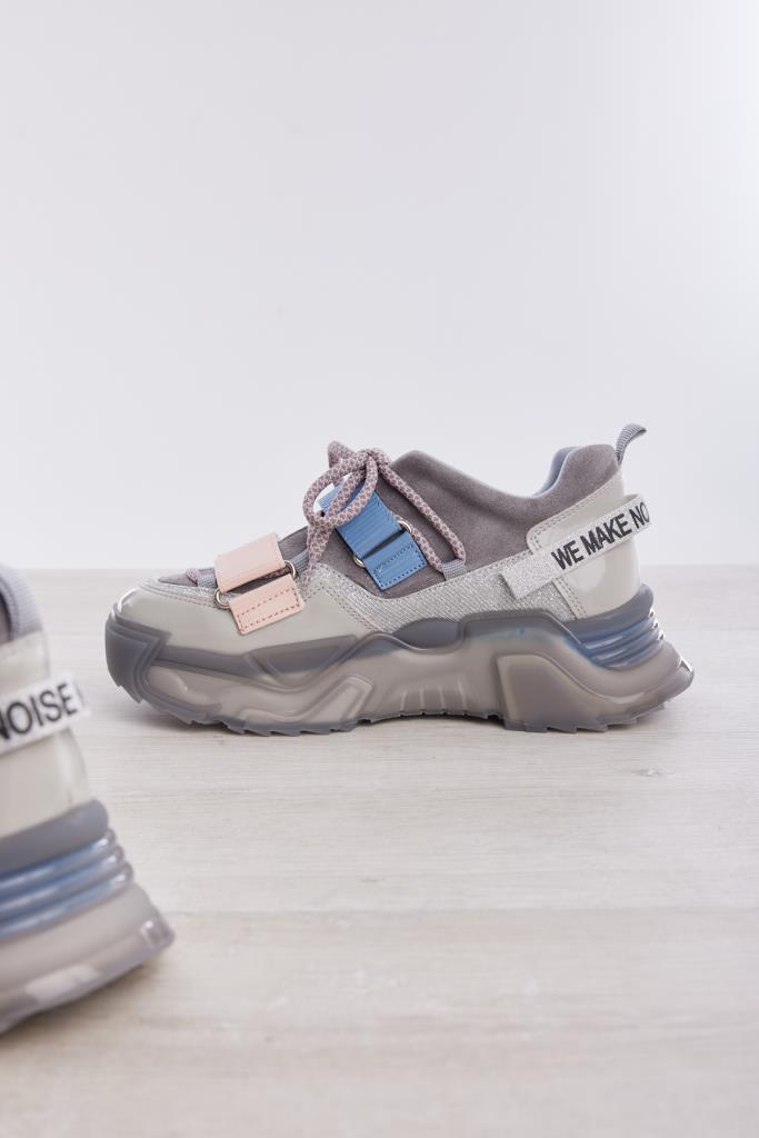Cırtlı Simli Comfort Kadın Sneaker